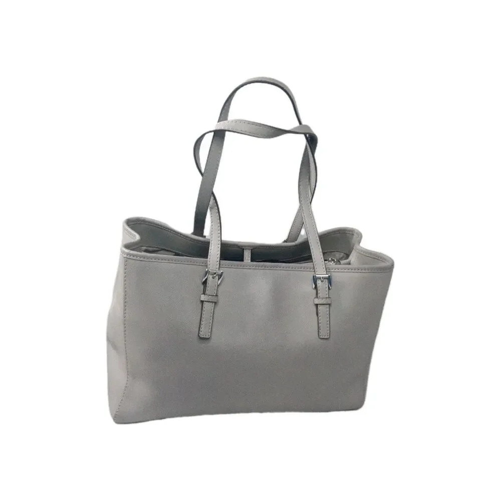 Michael Kors Jet Set Travel Large Saffiano Leather Tote ~Dark Slate Gray_5